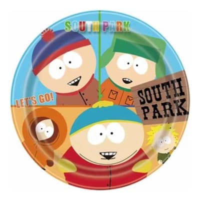 Pack 10 Platos Cumpleaños Fiestas Fans South Park1