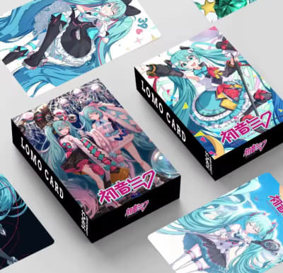 Set 30 Lomo Cards Hatsune Miku Anime 6x9 Cm Calidad Diseño