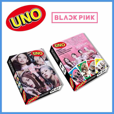 Juego De Cartas Uno Diseño Blackpink 112 Pcs K-pop