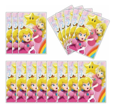 Pack 10 Bolsas Dulces Cumpleaños Princesa Peach Mario Bros1
