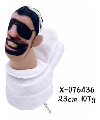 Peluche Felpa Skibidi Toilet Alienigena 2023 23 Cm