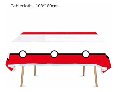 Mantel Forma Pokeball Cumpleaños Pokebola