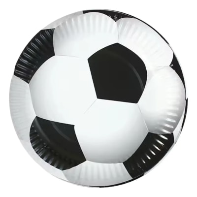 Pack 10 Platos Futbol Soocer Cotillon Fiestas 18cm Diametro1