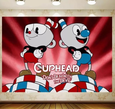 Tela De Fondo De Cumpleaños Cuphead V2