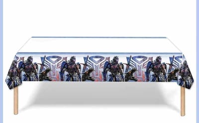 Mantel Cumpleaños Transformer Optimus Prime Decoracion Mesa