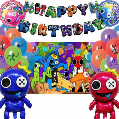 Kit Cumpleaños Rainbow Friends Tela Metalizados1