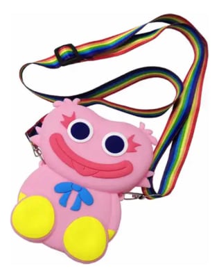 Bolso Bandolera Kissy Missy De Huggy Wuggy De Silicona