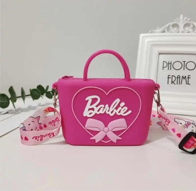 Cartera Diseño Barbie Material Silicona Película