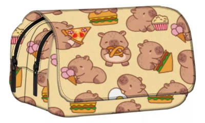 Estuche Diseño Capibara Food Eggs 3 Compartimientos