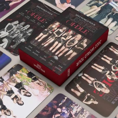 Set 55 Photocards Lomo Card (g)i-dle Just Me Tour 2022 World1