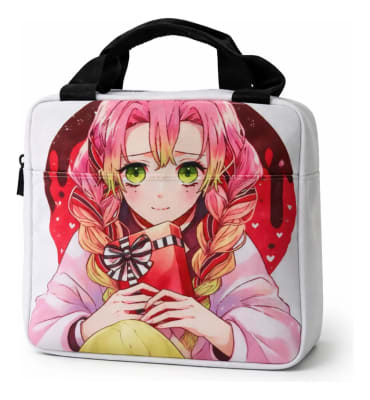 Lonchera Diseño Mitsuri Kanroji Demon Slayer Termica Libro