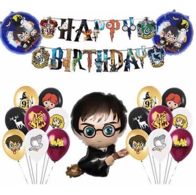 Kit Decoración Harry Potter Globos Cumpleaños Globos