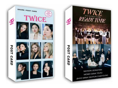 Pack Postcard Stickers Book Mark K-pop Twice1