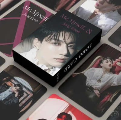 Set 55 Photocards / Lomo Card Bts Jung Kook Me Myself Time1