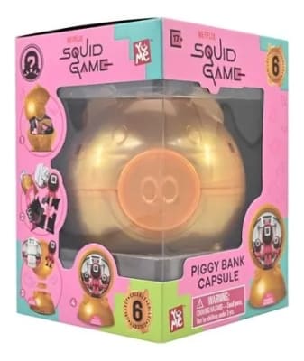 Figura Sorpresa Squid Game Piggy Bank 6 Cm Original
