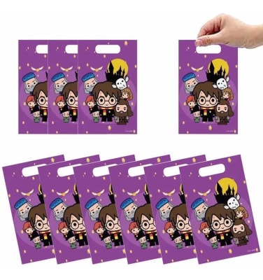 Pack 10 Bolsas Dulces Cumpleaños Harry Potter Animado1