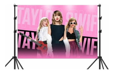 Tela De Fondo Decoración Cumpleaños Taylor Swift Vinilo1