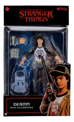 Figura Stranger Things Dustin 15cm Con Accesorios Original