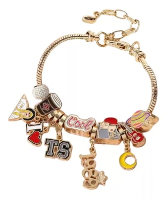 Pulsera Diseño Taylor Swift 11 Dijes Y Charm Diametro 18.5cm