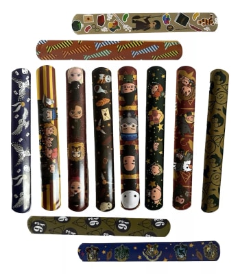 12 Pulseras Decoración Harry Potter Cumpleaños1