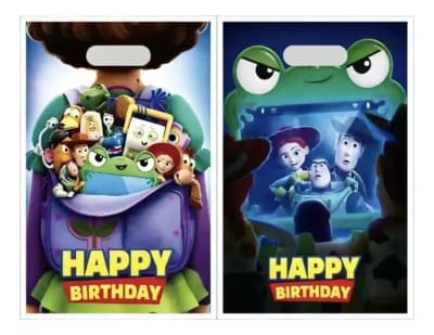 Pack 10 Bolsitas Dulces Toy Story 5 Cumpleaños 17x25 Cm