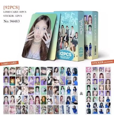 Lomo Cards TWICE This Is For 92 Pcs K-pop + Stickers