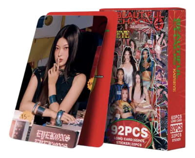 Set Lomo Cards Katseye 92pcs Beautiful Chaos Kpop Fans