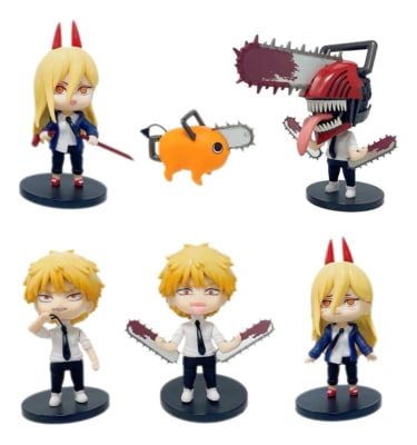 Set De 5 Figuras De Chainsaw Man Mappa Anime Denji Pochita