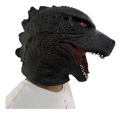 Mascara Godzilla Latex Cosplay Halloween Realista Adulto