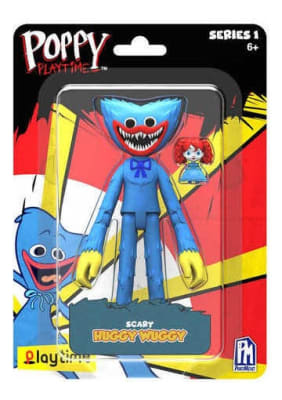Figura Accion Poppy Playtime Scary Huggy Wuggy 2022 Oficial