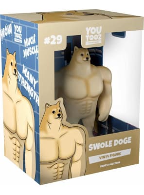 Figura De Vinilo Swole Doge Meme Cheems Perro Fuerte Ofícial1