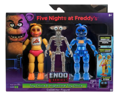 Fnaf Endo-02 Toy Chica Set 3 Figuras Abs 16 Cm1