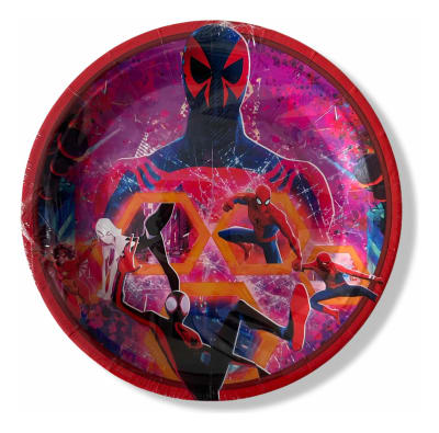 Pack 10 Platos Cumpleaños Miles Morales Spiderman 23 Cm1