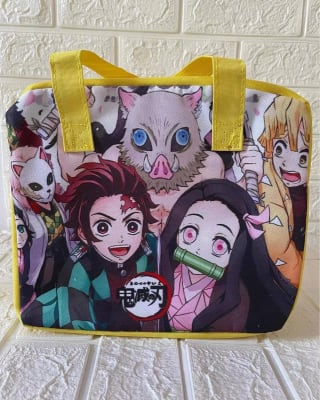 Lonchera Demon Slayer Kimetsu No Yaiba 25x22x12 Cm