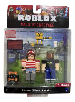 Set Roblox Mad Studio 2 Figuras Accesorios Con Dlc1
