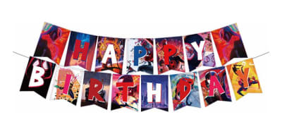 Banner Happy Birthday Fiestas Spider Man Miles Morales1