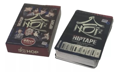 Set 55 Lomo Cards Stray Kids - Skzhop Hiptape + 40 Stickers1