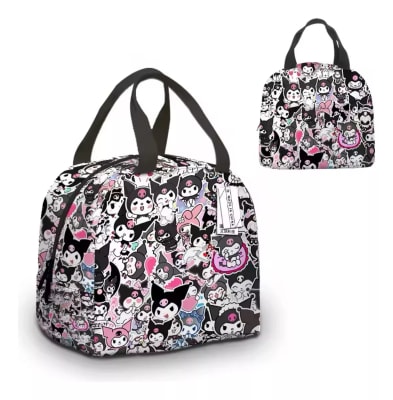 Lonchera Escolar Diseño Kuromi Estilos Con Aislante Térmico1