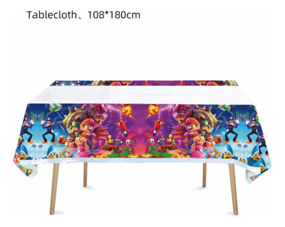 Mantel Decoración Cumpleaños Super Mario Bros Movie 2023