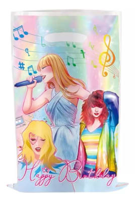 Pack 10 Bolsitas Dulces Taylor Swift Cumpelaños Cotillón