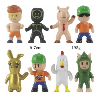 Set 8 Figuras Pvc Stumble Guys Nuevos Skins V3 6-7 Cm 20231