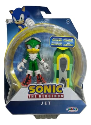Figura Jet The Hawk 10cm + Type J Board Sonic Jakks Oficial
