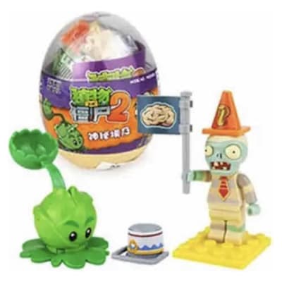 Figura Bloque Construcción Plantas Vs Zombie Nro. Pvz050112