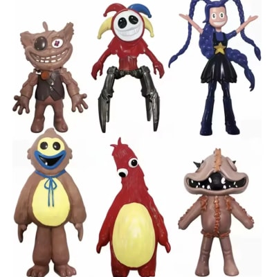 Set 6 Figuras Poppy Playtime Pvc 7 A 10 Cm Coleccion Genéric