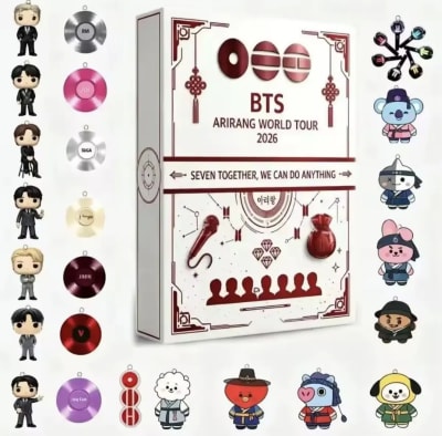 Set 24 Llaveros Acrílicos Army World Tour 2026 Bt21 3.5cm