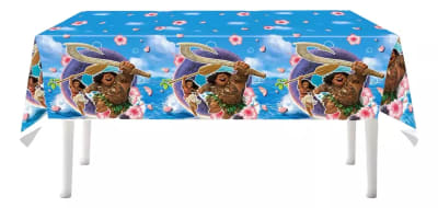 1 Mantel Diseño Moana 2 Para Cotillon 108x180 Cm