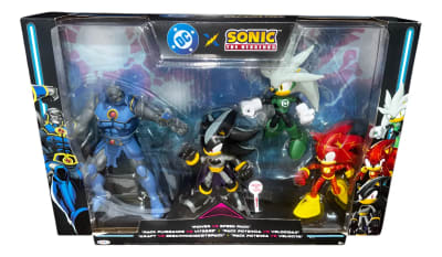 Dc X Sonic Shadow Power Vs Speed Pack 4 Figuras Luz Y Sonido