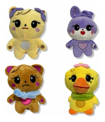 Pack 4 Peluches Blackpink K-pop Kawaii Genéricos