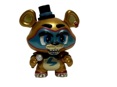 Mini Figura Glamrock Freddy Metallic Security Breach FNAF