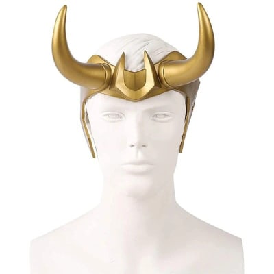 Casco Cosplay Loki Halloween Fiestas1